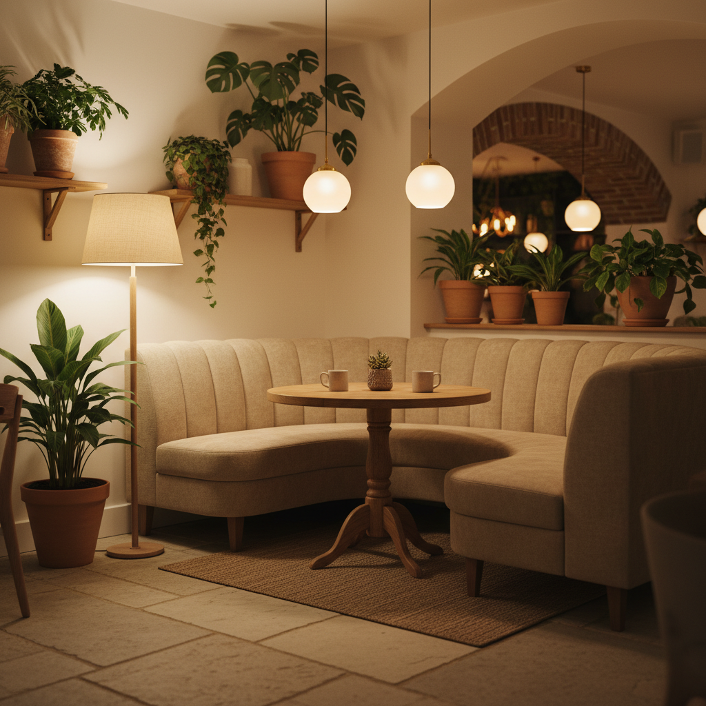 A cosy corner of our dining room